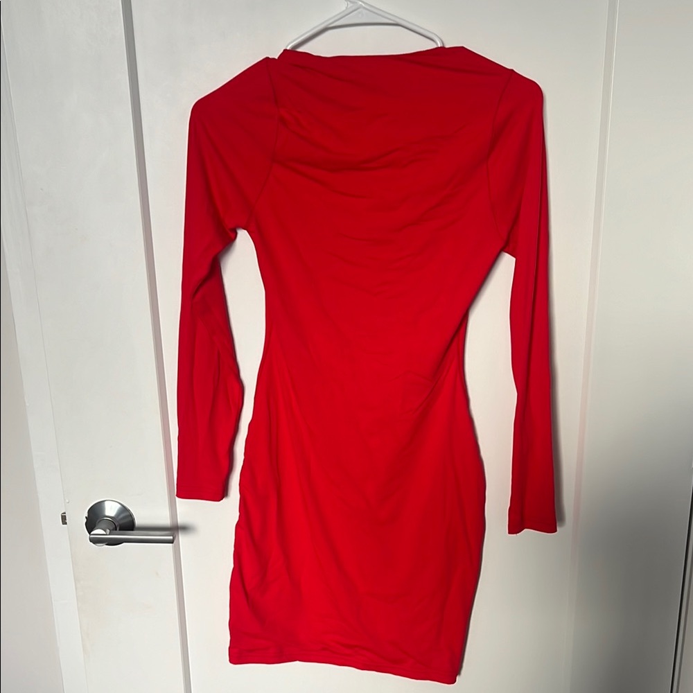 Amazon Essentials Red Mini Dress - Picture 2 of 2